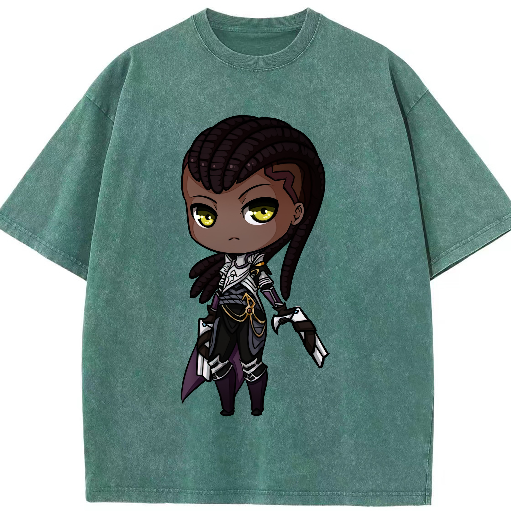 リーグ・オブ・レジェンド League of Legends LOL 綿100% ヴィンテージ風 半袖Tシャツ（フロントプリント）
